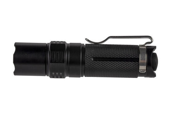 The Fenix Lighting PD25 flashlight comes with a pocket clip